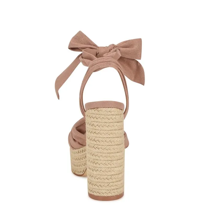 Gertha Platform Espadrille Sandals Blush Women Nine West Sandals