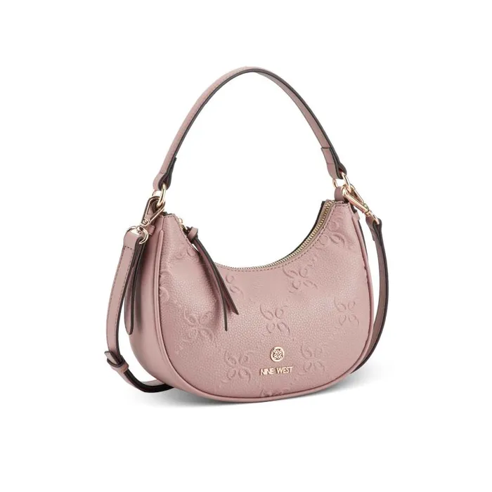 Gibson Mini Hobo Crossbody Rose Quartz WomenMen Nine West Crossbody