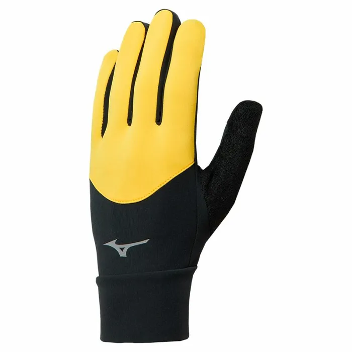 Gloves Women Mizuno Warmalite Glove Blackracing Yellow