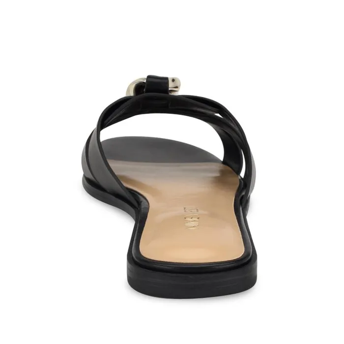 Graso Casual Flat Sandals Black Women Nine West Sandals
