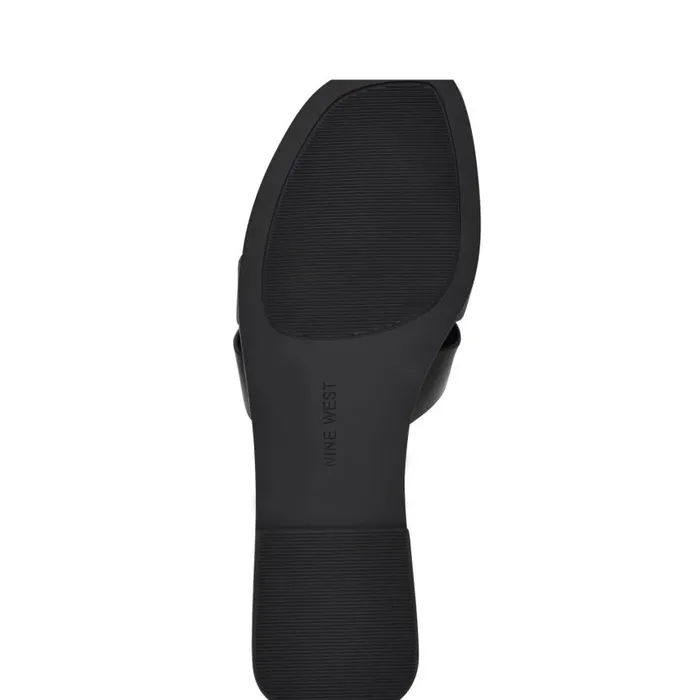 Graso Casual Flat Sandals Black Women Nine West Sandals