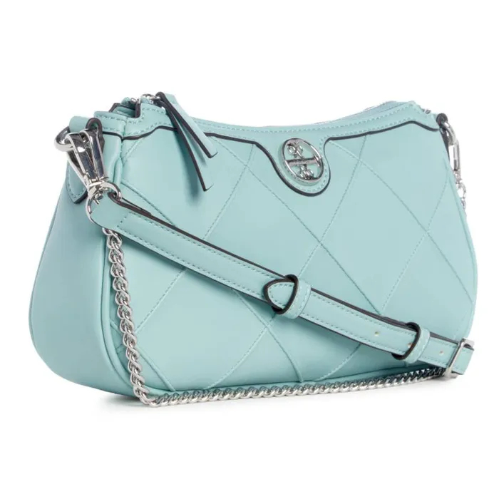 Graysen Crossbody Top Zip Pale Aqua WomenMen Nine West New Handbags