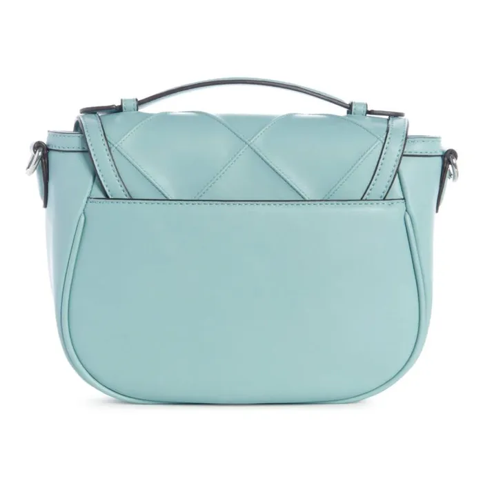 Graysen Flap Saddle Bag Pale Aqua WomenMen Nine West New Handbags