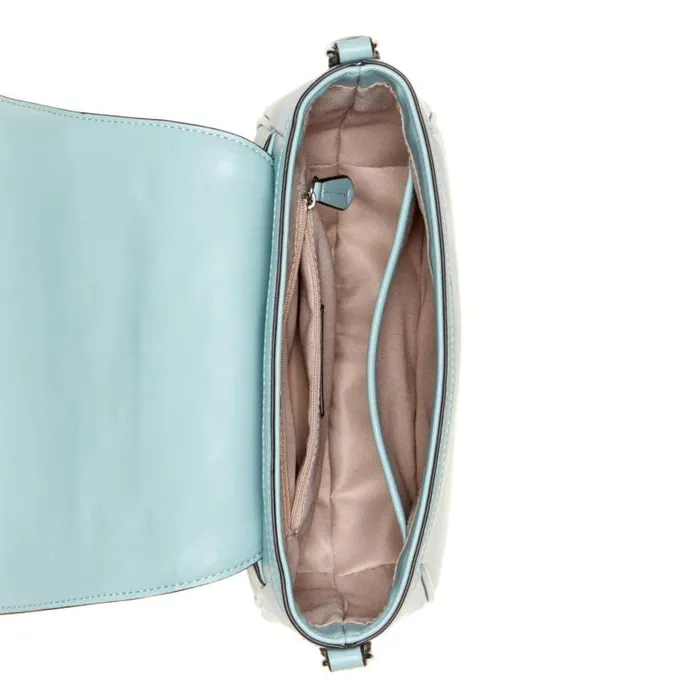 Graysen Flap Saddle Bag Pale Aqua WomenMen Nine West New Handbags