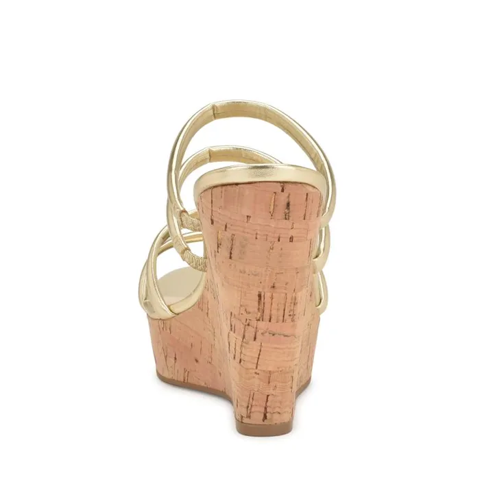 Haloway Espadrille Wedge Sandals Platino Women Nine West Sandals