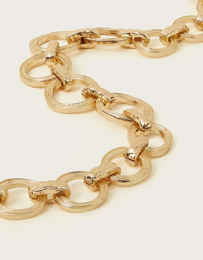 Hammered Link Necklace Women Monsoon Jewellery and Hair