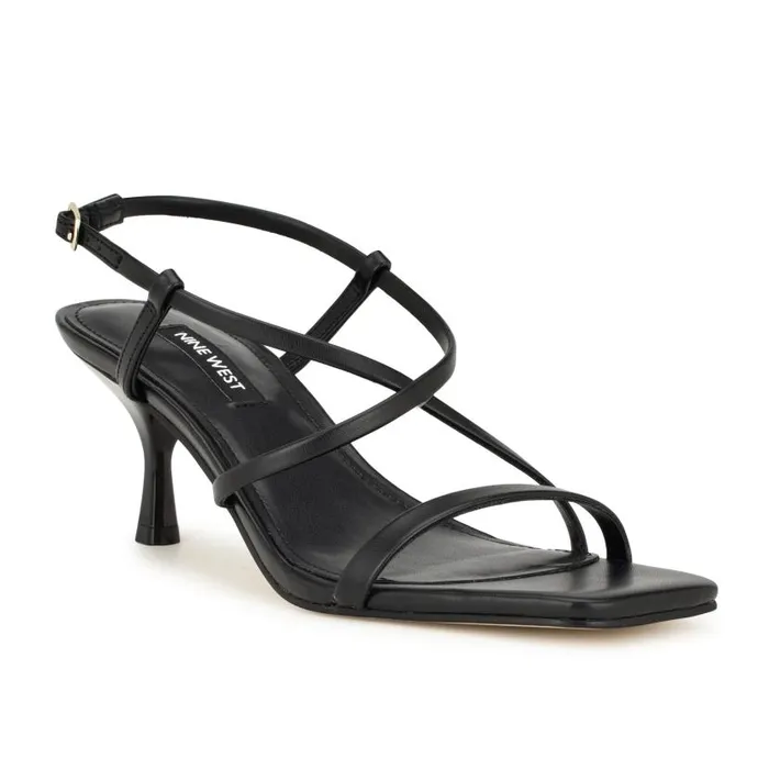 Haya Strappy Sandals Black Women Nine West Sandals