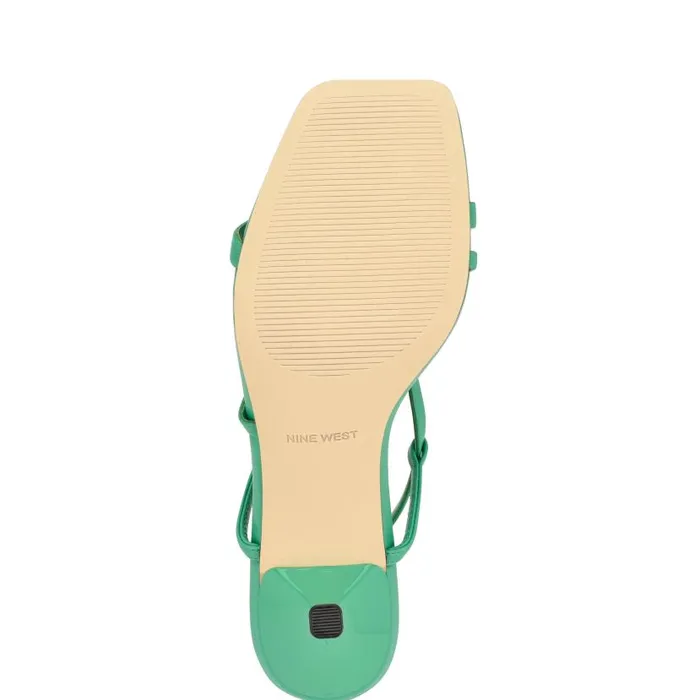 Haya Strappy Sandals Green Women Nine West Sandals