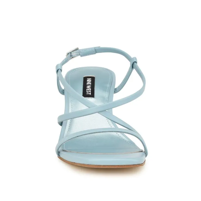 Haya Strappy Sandals Light Blue Women Nine West Sandals