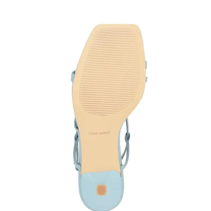 Haya Strappy Sandals Light Blue Women Nine West Sandals