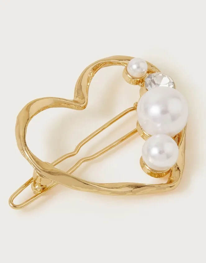 Heart Hair Clip Women Monsoon Jewellery and Hair