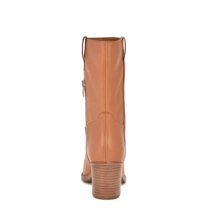 Hess Dress Boots Medium Natural Women Nine West Boots and Booties