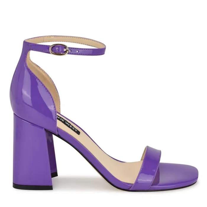 Ilea Ankle Strap Sandals Bright Purple Women Nine West Sandals