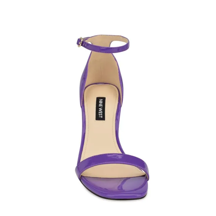 Ilea Ankle Strap Sandals Bright Purple Women Nine West Sandals