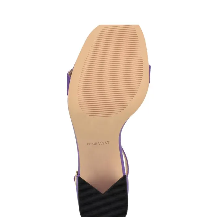 Ilea Ankle Strap Sandals Bright Purple Women Nine West Sandals