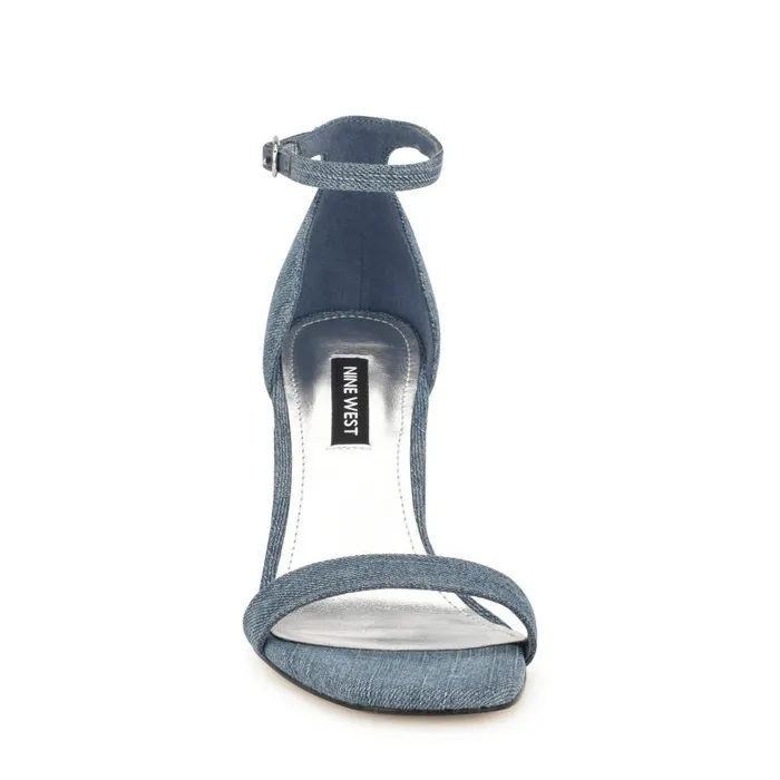 Ilea Ankle Strap Sandals Denim Women Nine West Sandals