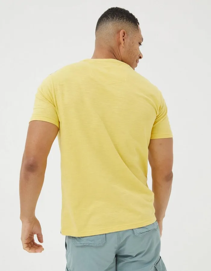 Jeep Front T Shirt Yellow Men FatFace TShirts