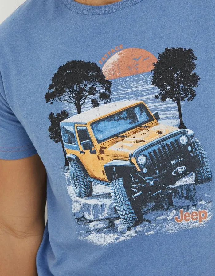 Jeep Scene TShirt Blue MenWomen FatFace TShirts
