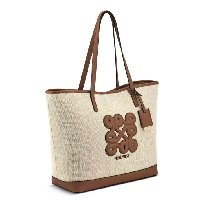 Jenson 2 In 1 Tote Natural Dark Camel WomenMen Nine West Totes and Backpacks