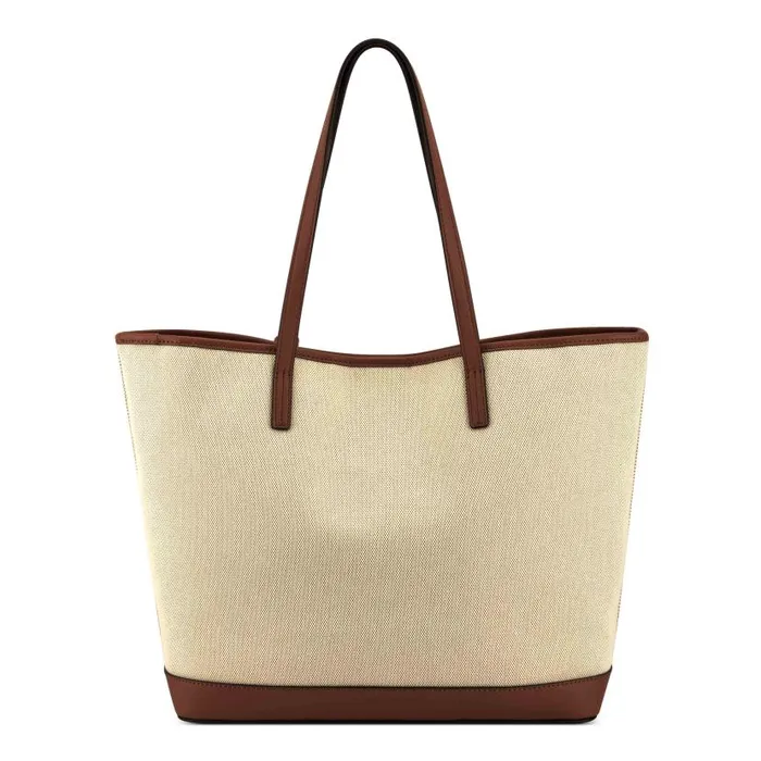 Jenson 2 In 1 Tote Natural Dark Camel WomenMen Nine West Totes and Backpacks