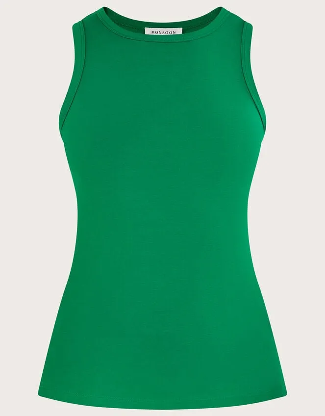 Jersey Cami Tank Top With Lenzing Ecovero Green Women Monsoon Tops and Blouses