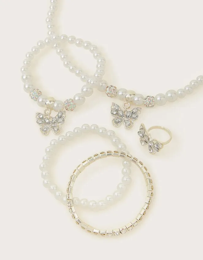 Jewel Butterfly Bridesmaid Jewellery Set Children Monsoon Girls039 Jewellery