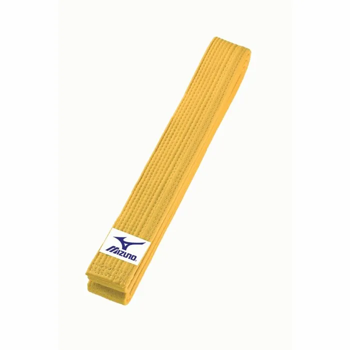 Judo Belts MenWomen Mizuno Obi Yellow Yellow