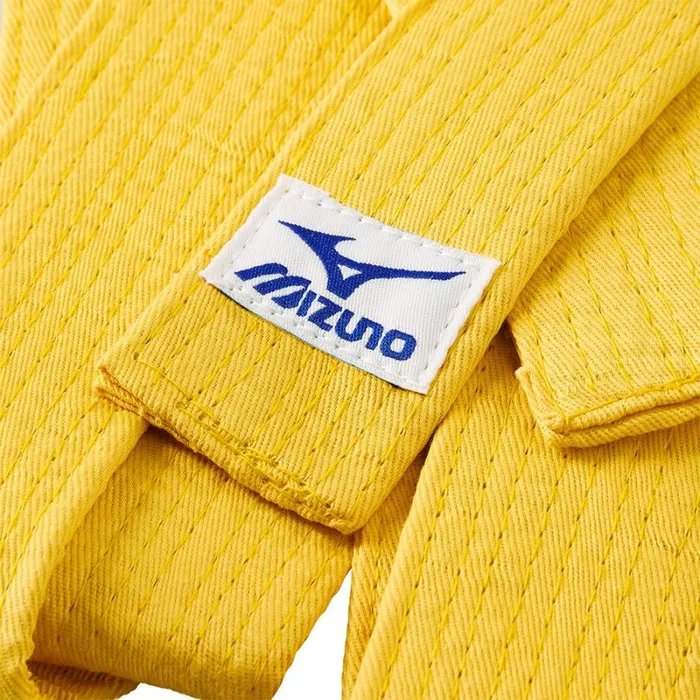 Judo Belts MenWomen Mizuno Obi Yellow Yellow