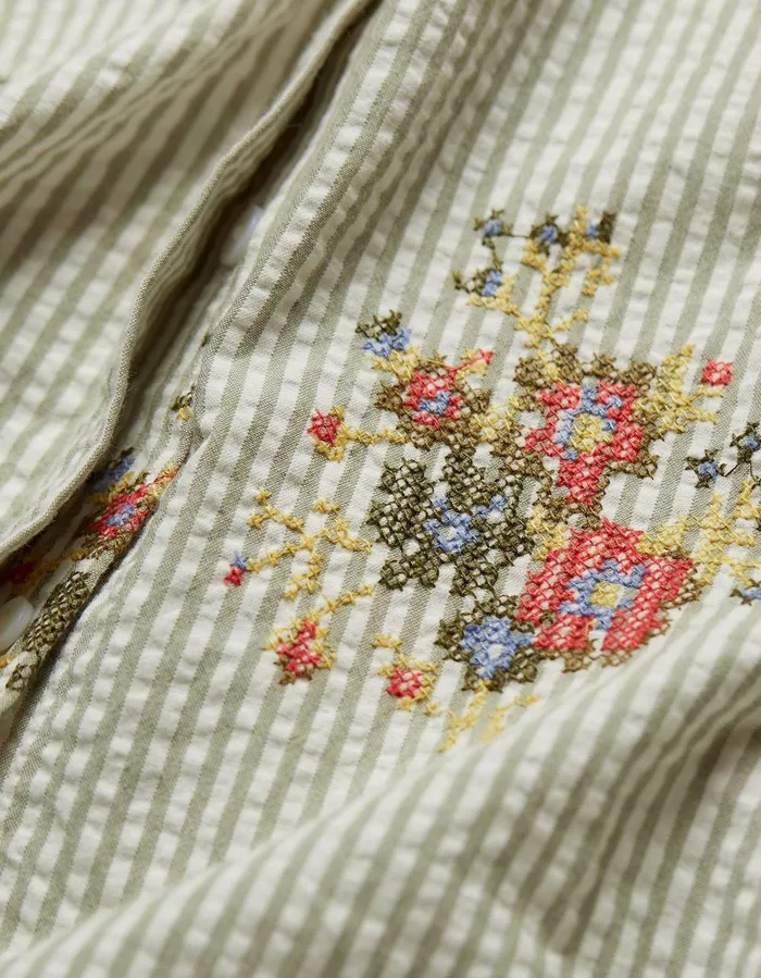 Kat Embroidered Shirt Multi Women FatFace Shirts and Blouses