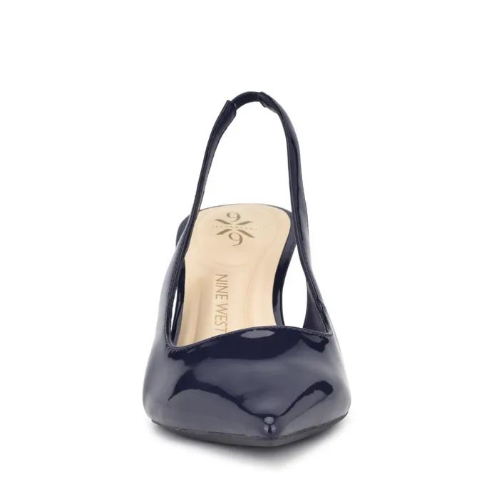 Kately 92159 Slingback Pumps Dark Blue Women Nine West Heels
