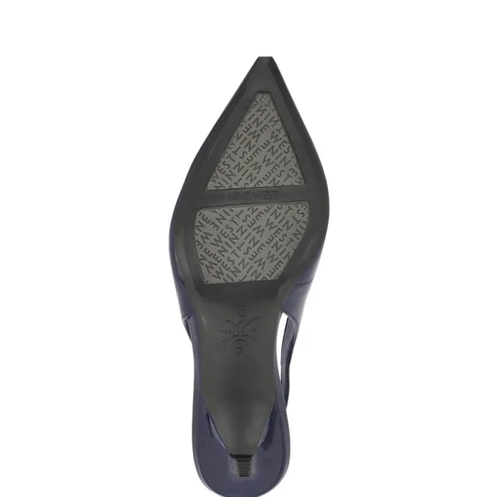 Kately 92159 Slingback Pumps Dark Blue Women Nine West Heels