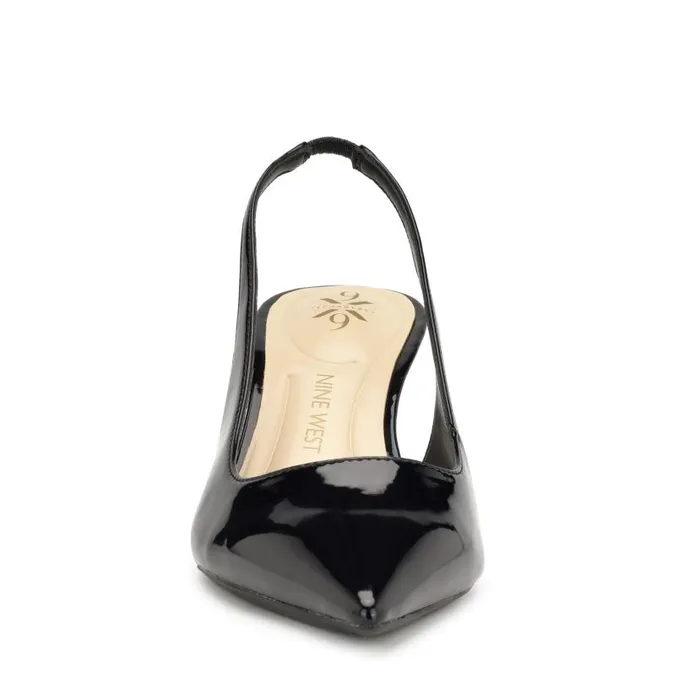 Kately 92159 Slingback Pumps Jet Black Women Nine West Heels
