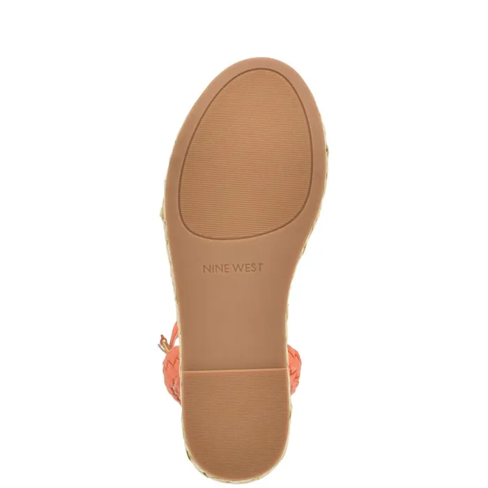 Keily Espadrille Wedge Sandals Orange Women Nine West Sandals