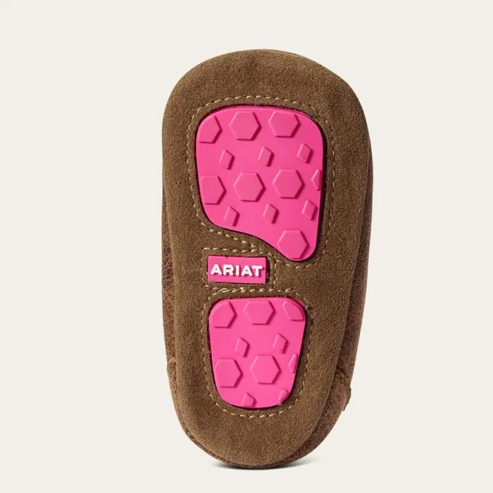 Kids Baby Boots Ariat Infant Lil039 Stompers Aurora Spitfire Brown