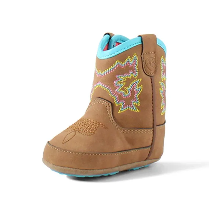 Kids Baby Boots Ariat Infant Lil039 Stompers Delilah Boot Brownfeathertan