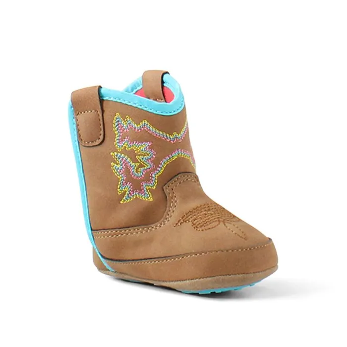 Kids Baby Boots Ariat Infant Lil039 Stompers Delilah Boot Brownfeathertan