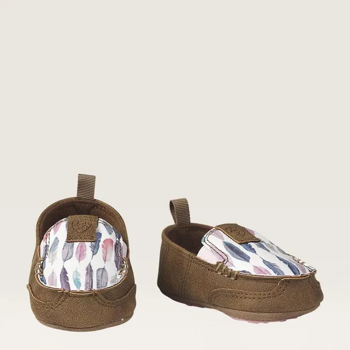 Kids Baby Boots Ariat Infant Lil Stompers Anna Cruiser Brownfeathertan