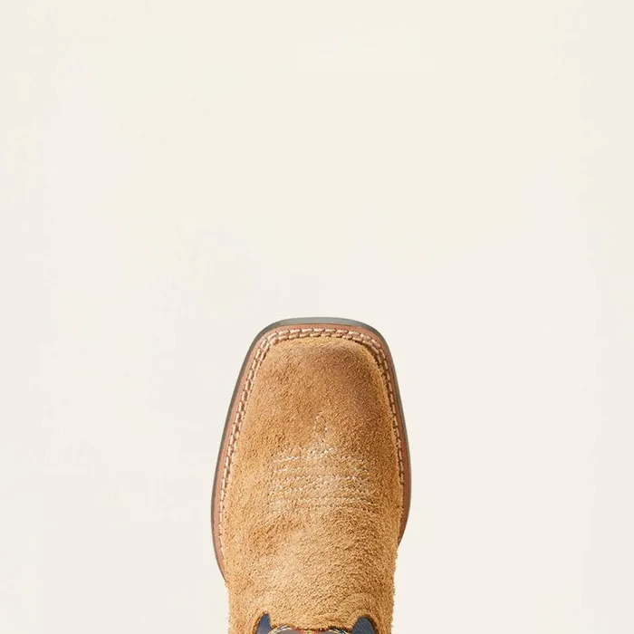 Kids Big Kids039 Footwear Ariat Derby Monroe Western Boot Tan Roughout Kids Big Kids039 Footwear Ariat Derby Monroe Western Boot Tan Roughout