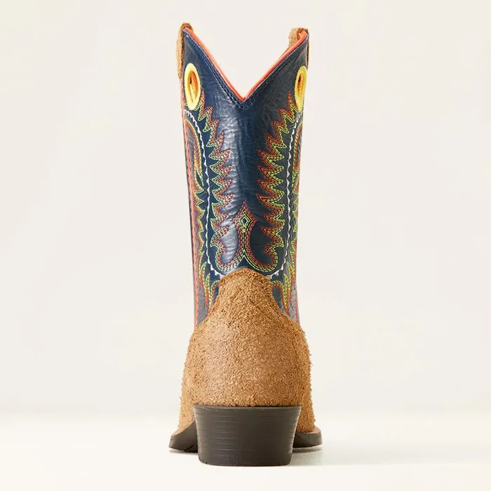 Kids Big Kids039 Footwear Ariat Derby Monroe Western Boot Tan Roughout Kids Big Kids039 Footwear Ariat Derby Monroe Western Boot Tan Roughout