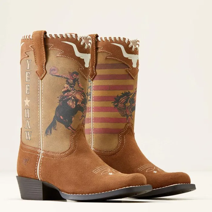 Kids Big Kids039 Footwear Ariat Futurity Rodeo Quincy Western Boot Chestnut Suedeamerican Cowboy Kids Big Kids039 Footwear Ariat Futurity Rodeo Quincy Western Boot Chestnut Suedeamerican Cowboy