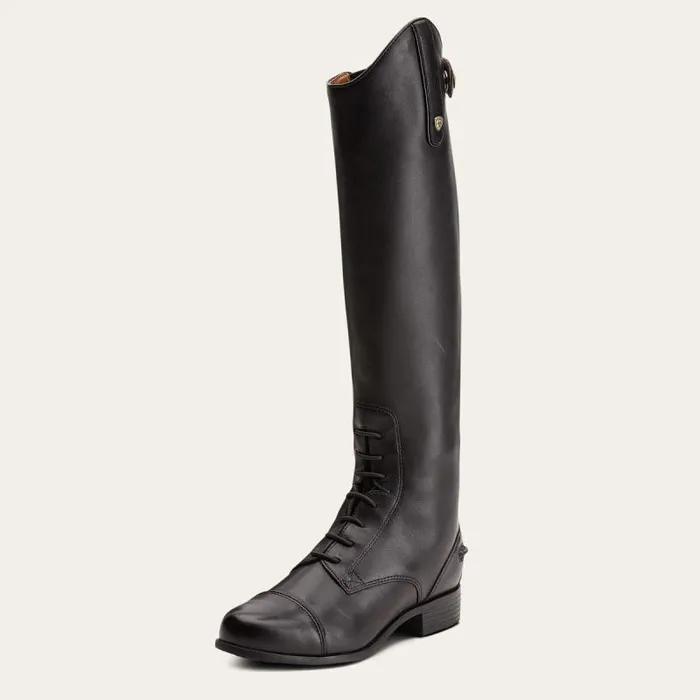 Kids Big Kids039 Footwear Ariat Heritage Contour Field Zip Tall Riding Boot Black