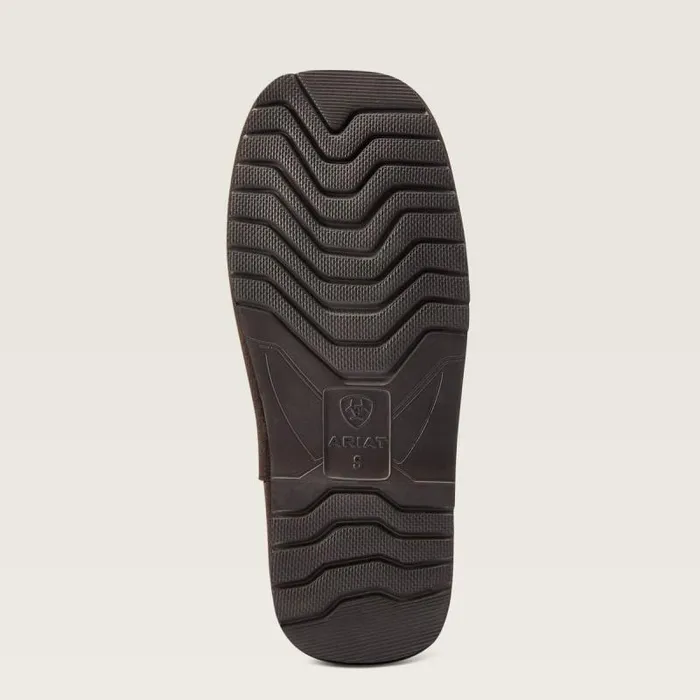 Kids Big Kids039 Footwear Ariat Patriot Square Toe Slipper Dusty Bown Suede Kids Big Kids039 Footwear Ariat Patriot Square Toe Slipper Dusty Bown Suede