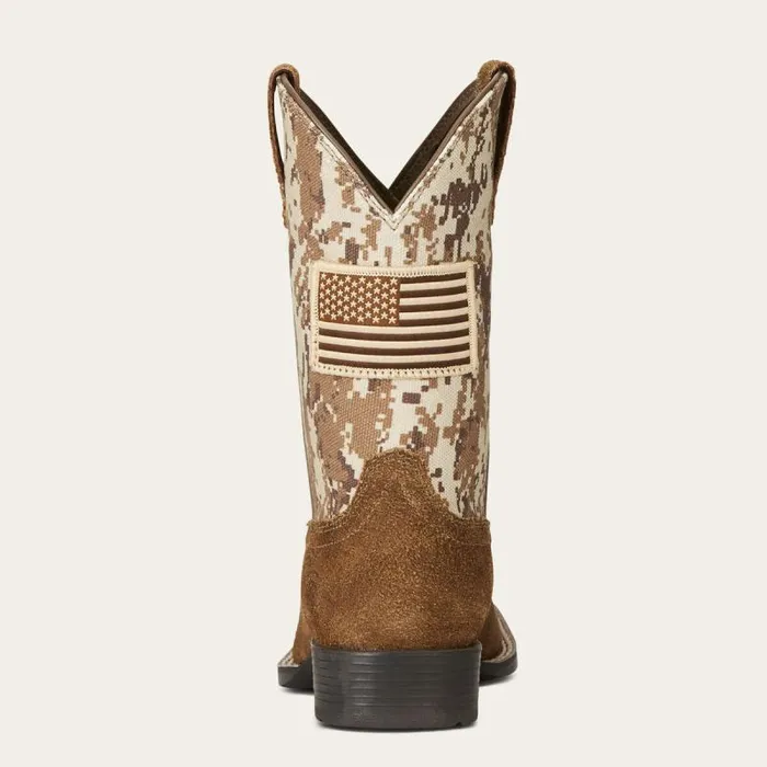 Kids Big Kids039 Footwear Ariat Patriot Western Boot Antique Mocha Sand Camo Print Kids Big Kids039 Footwear Ariat Patriot Western Boot Antique Mocha Sand Camo Print