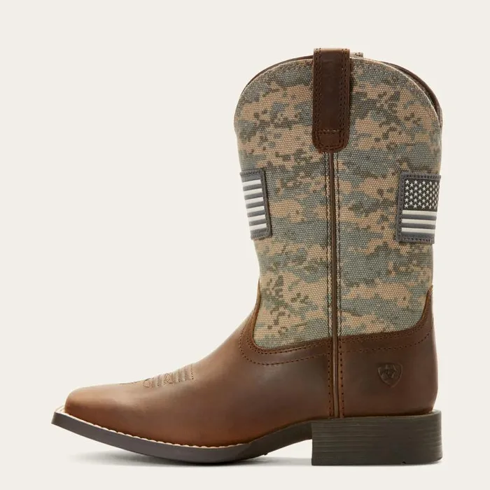 Kids Big Kids039 Footwear Ariat Patriot Western Boot Distressed Brown Kids Big Kids039 Footwear Ariat Patriot Western Boot Distressed Brown