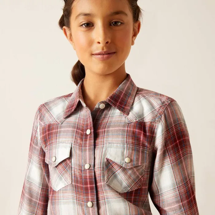 Kids Button Down Shirts Ariat Afternoon Shirt Laramie Plaid Kids Button Down Shirts Ariat Afternoon Shirt Laramie Plaid