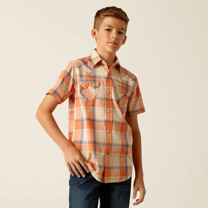 Kids Button Down Shirts Ariat Handro Retro Fit Shirt Handro