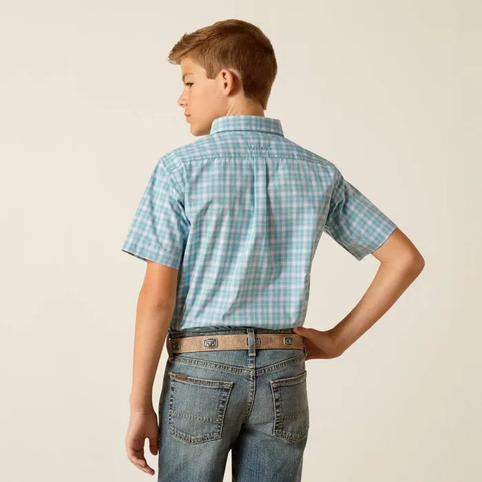 Kids Button Down Shirts Ariat Pro Series Erin Classic Fit Shirt Blue Heaven Kids Button Down Shirts Ariat Pro Series Erin Classic Fit Shirt Blue Heaven