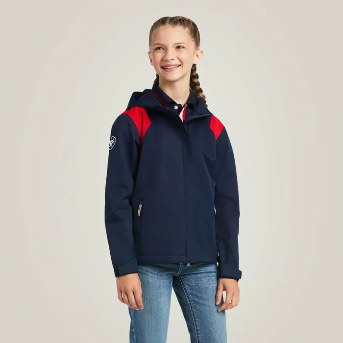 Kids English Riding Clothing Ariat Spectator Waterproof Jacket Team
