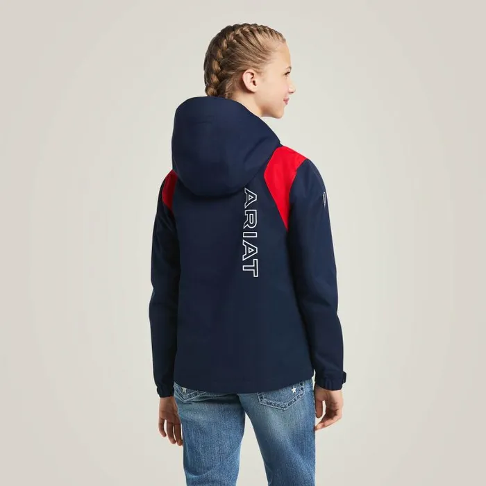 Kids English Riding Clothing Ariat Spectator Waterproof Jacket Team Kids English Riding Clothing Ariat Spectator Waterproof Jacket Team