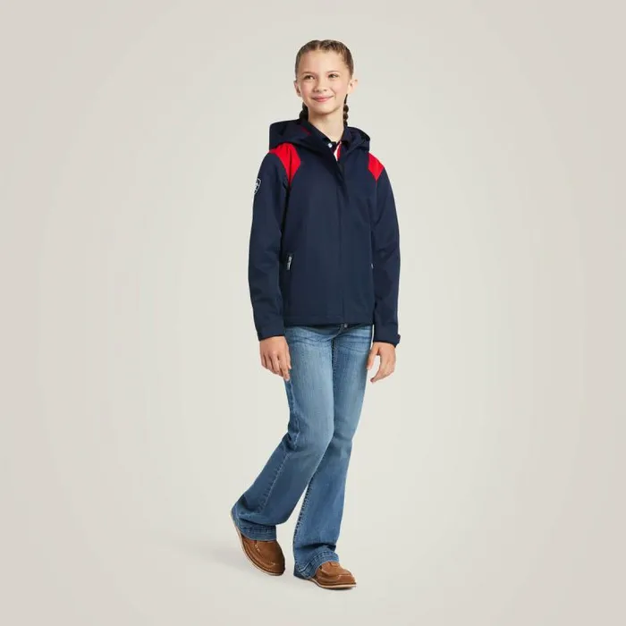 Kids English Riding Clothing Ariat Spectator Waterproof Jacket Team Kids English Riding Clothing Ariat Spectator Waterproof Jacket Team